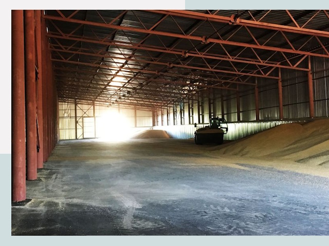 Строительство зернохранилищ в Благовещенске