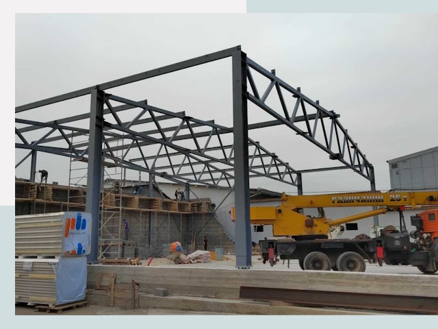 Строительство цехов в Благовещенске