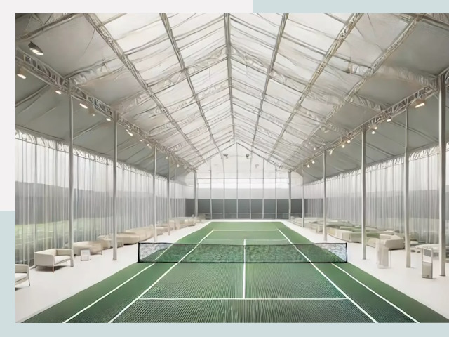 Строительство теннисных кортов в Благовещенске