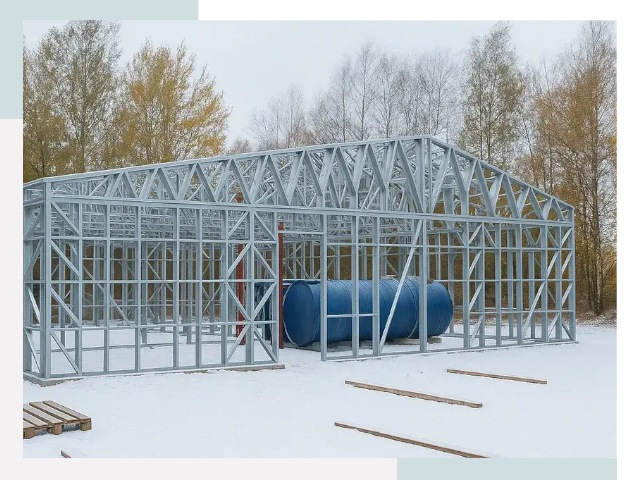 Металлические ангары в Благовещенске