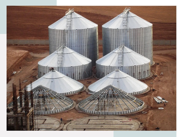 Строительство зерновых силосов в Благовещенске