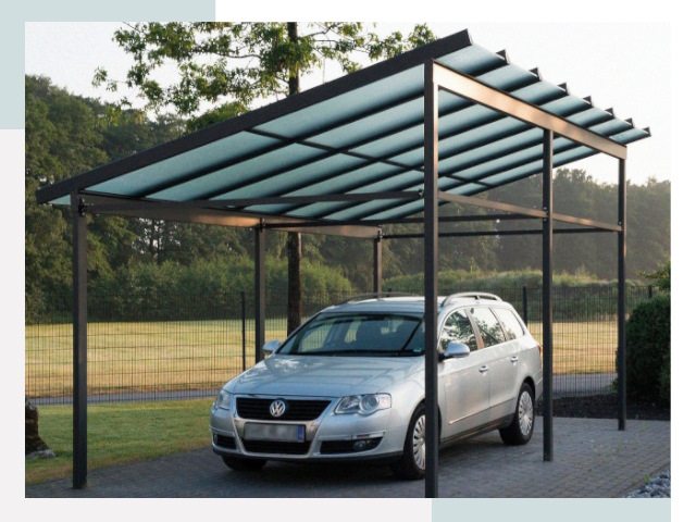 Навесы для автомобилей в Благовещенске