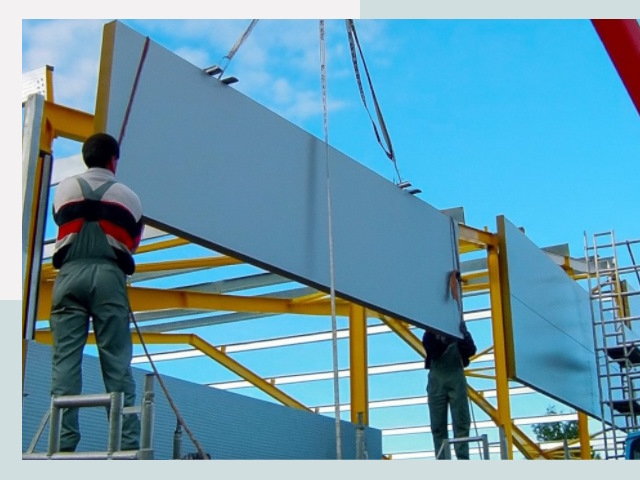 Монтаж сэндвич-панелей в Благовещенске от 609 руб.