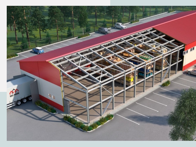 Проектирование ангаров в Благовещенске от 609 руб.